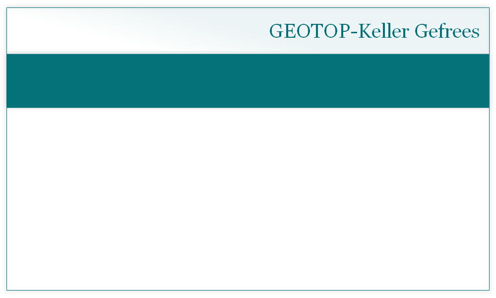 GEOTOP-Keller Gefrees